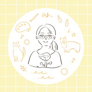 堀祥子のプロフィールイラスト